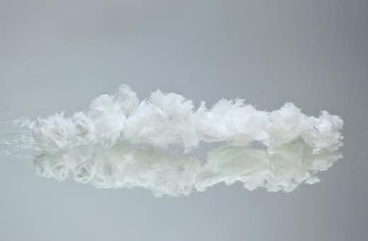 White cellulose fibres